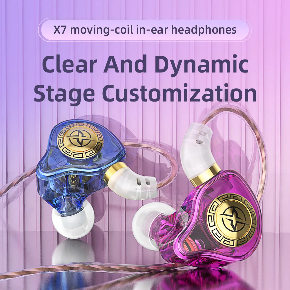 Wired Earphone Sport Earbuds Headphone With Mic Noise Cancelling In Ear Monitor HiFi Music Heavy Bass Stereo Surround Headset X7
Wired Earphone Sport Earbuds Headphone With Mic Noise Cancelling In Ear Monitor HiFi Music Heavy Bass Stereo Surround Headset X7
