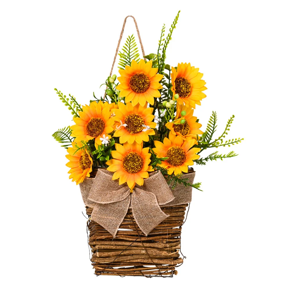 Stobok Fall Decor Home Decor Sunflower Basket Wreath Artificial Sunflower Decoration Hanging Sunflower Basket Door Wall
Stobok Fall Decor Home Decor Sunflower Basket Wreath Artificial Sunflower Decoration Hanging Sunflower Basket Door Wall