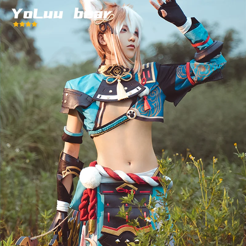 YoLuu bear 4-star Game Genshin Impact Gorou Cosplay Gorou Costume Uniform Suit Full Set Role Play Wig Gorou Clothing
YoLuu bear 4-star Game Genshin Impact Gorou Cosplay Gorou Costume Uniform Suit Full Set Role Play Wig Gorou Clothing