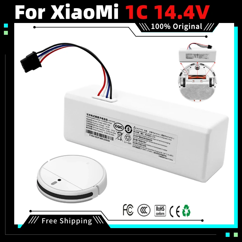 P1904-4S1P-MM For Xiaomi Mijia 1C STYTJ01ZHM Robot Vacuum Mop Cleaner Accessories Parts Vacuum cleaner robot Battery
P1904-4S1P-MM For Xiaomi Mijia 1C STYTJ01ZHM Robot Vacuum Mop Cleaner Accessories Parts Vacuum cleaner robot Battery