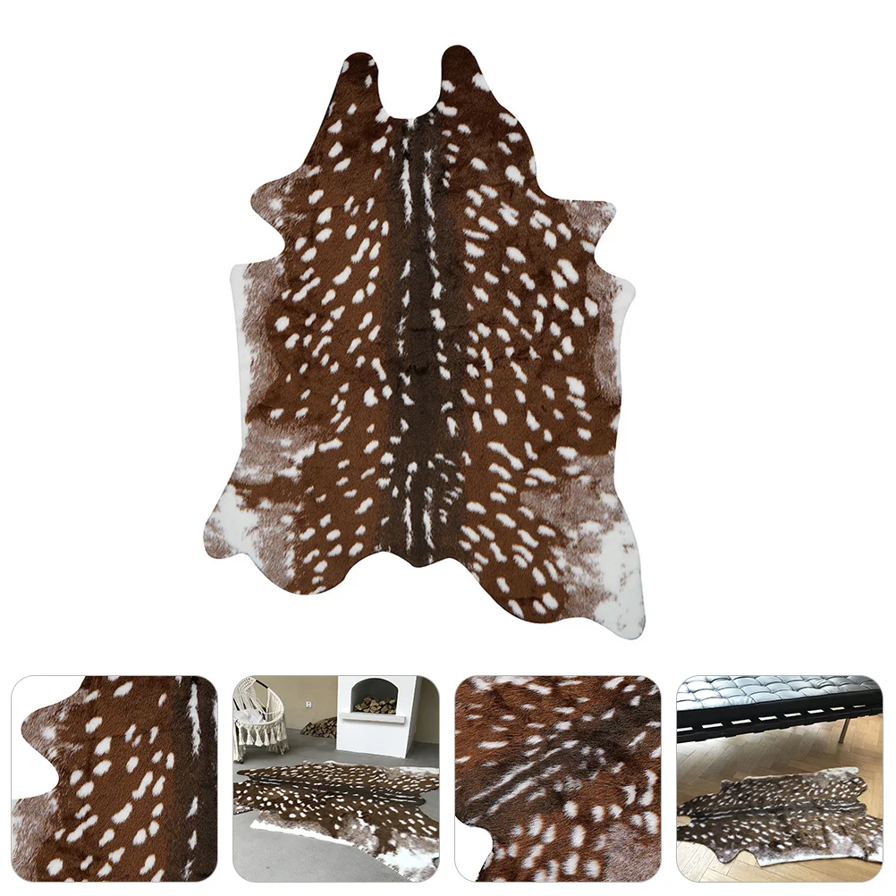 Home Decoration Faux Deer Rug Sika Deer Hide Carpet Animal Printed Cow Hides Skins Cowhide Animal Skin Area Home Livingroom
Home Decoration Faux Deer Rug Sika Deer Hide Carpet Animal Printed Cow Hides Skins Cowhide Animal Skin Area Home Livingroom