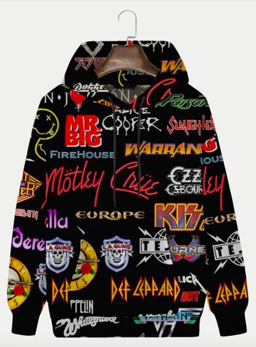 Men's Punk Rock Band Hoodie Cotton Blend Casual Plus Size Tops
Men's Punk Rock Band Hoodie Cotton Blend Casual Plus Size Tops