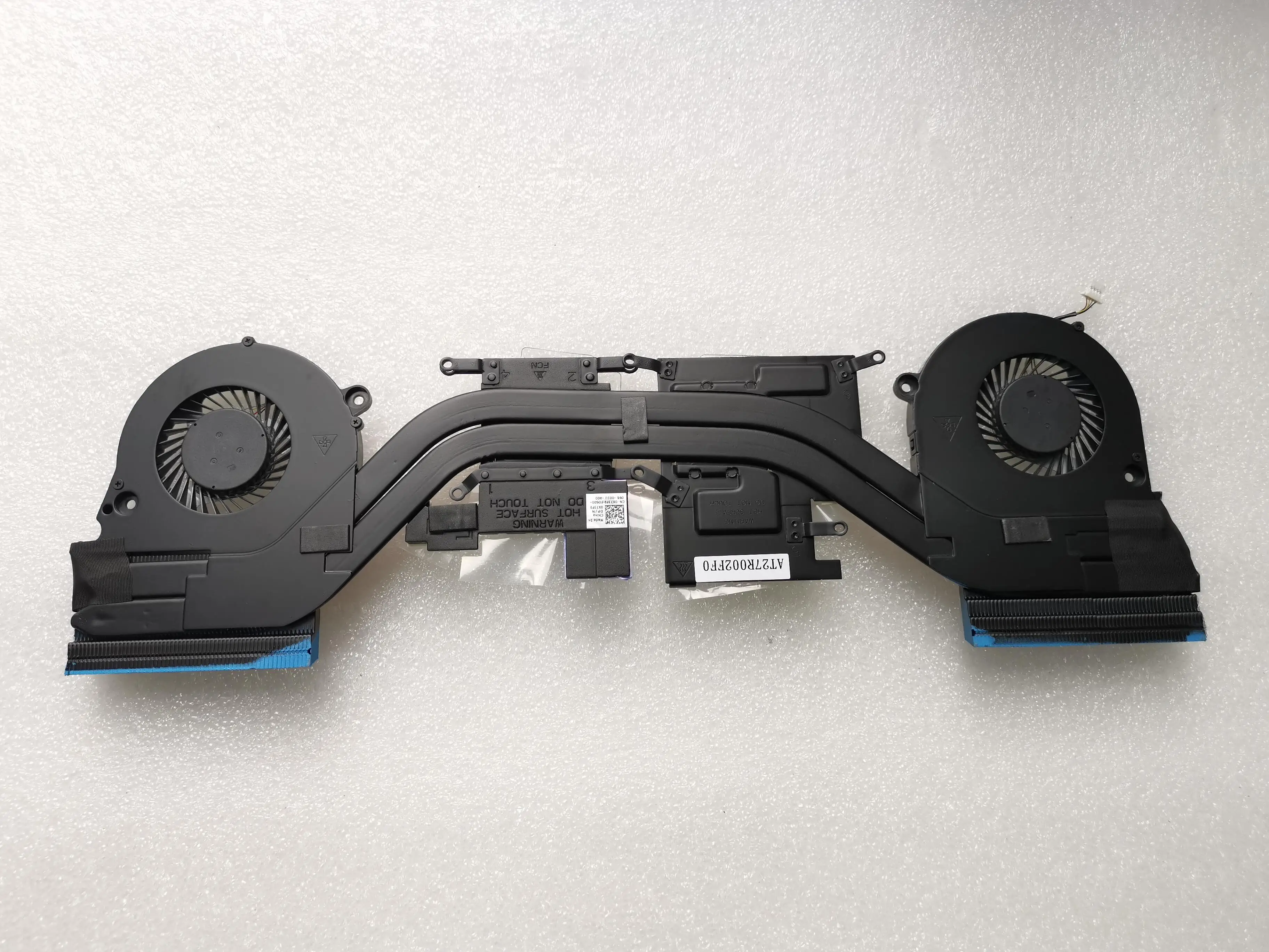 0X73F9 DELL G7 7588 Laptop CPU GPU Cooling Fan heatsink 0X73F9 DELL G7 7588 Laptop CPU GPU Cooling Fan heatsink