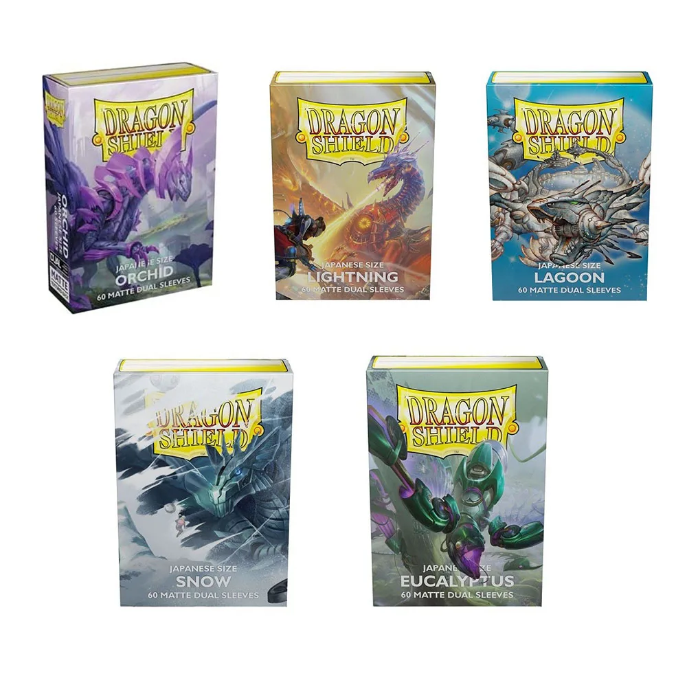 Dragon Shield Bundle: 2 Packs of 60 Count Japanese Size Matte Card Sleeves Protector For Competition With Yu-Gi-Oh Card Holder
Dragon Shield Bundle: 2 Packs of 60 Count Japanese Size Matte Card Sleeves Protector For Competition With Yu-Gi-Oh Card Holder