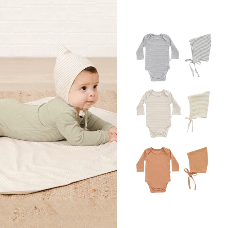Baby Casual Romper+Hat 2Pcs Outfit Summer Kids Clothes Toddler Boys Girls Cotton Long Sleeve Jumpsuit Newborn One Piece Overalls
Baby Casual Romper+Hat 2Pcs Outfit Summer Kids Clothes Toddler Boys Girls Cotton Long Sleeve Jumpsuit Newborn One Piece Overalls