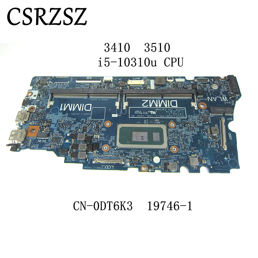 For Dell Latitude 3410 3510 Laptop motherboard i5-10310u cpu 19746-1 CN-0DT6K3 0DT6K3 DT6K3 100% Tested
For Dell Latitude 3410 3510 Laptop motherboard i5-10310u cpu 19746-1 CN-0DT6K3 0DT6K3 DT6K3 100% Tested