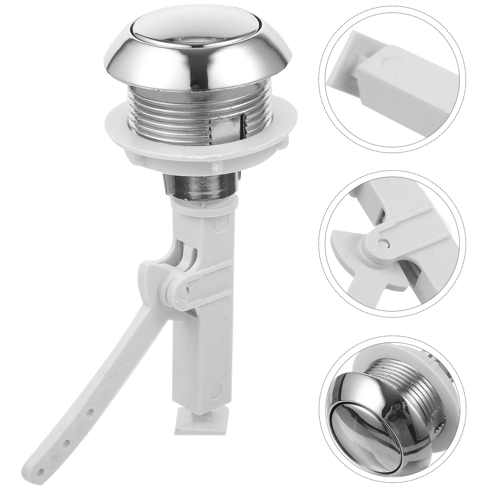 Cabilock Toilet Button Water Valve Tank Flushing Universal Flush Replacement Single Cistern Push Round Abs
Cabilock Toilet Button Water Valve Tank Flushing Universal Flush Replacement Single Cistern Push Round Abs