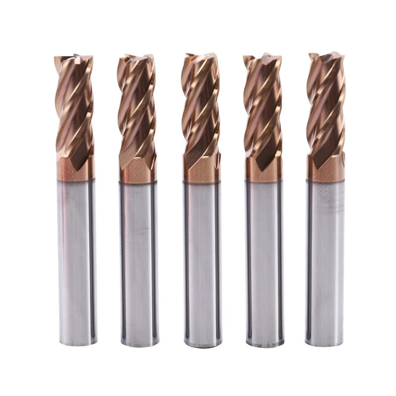 5PCS HRC55 8Mm Solid Carbide Endmills Endmill D8X20XD8X60L 4 Flute Standard Length Side Milling Slotting Profiling Face Mill
5PCS HRC55 8Mm Solid Carbide Endmills Endmill D8X20XD8X60L 4 Flute Standard Length Side Milling Slotting Profiling Face Mill