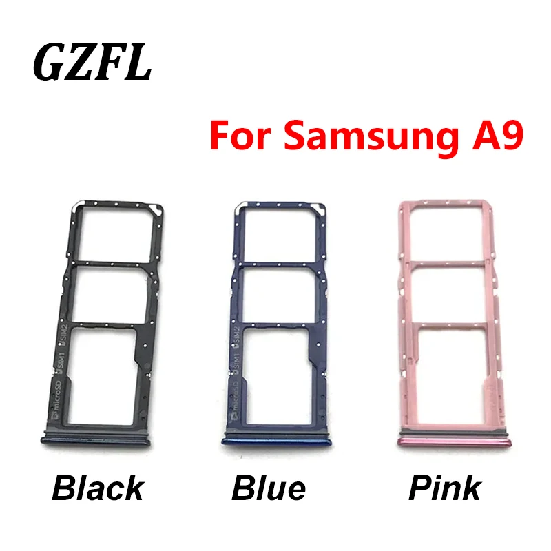 

SIM Card Slot Tray Holder Adapter Accessories For Samsung A9 (2018) A920 A920F