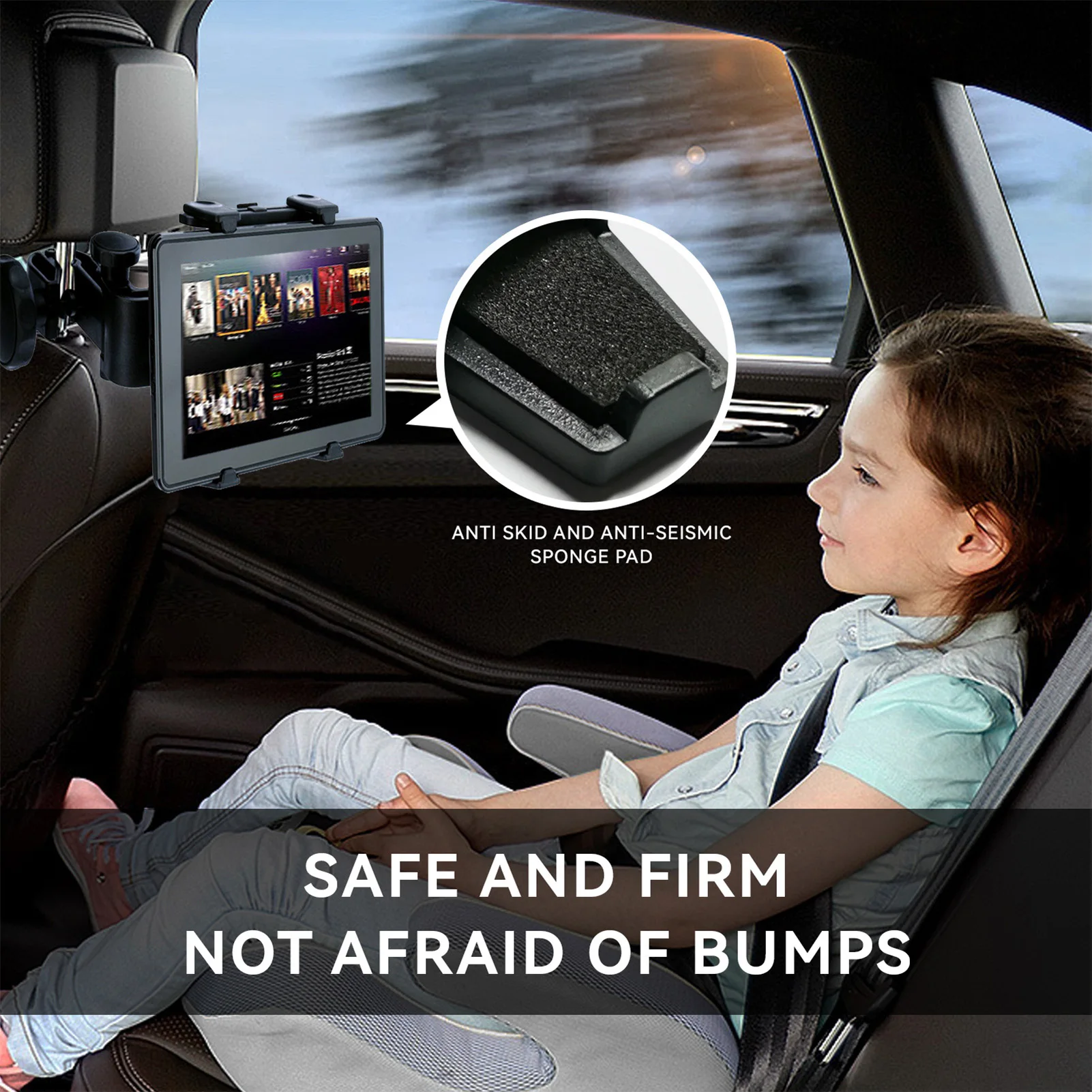 Tablet Holder For Car Headrest Mount Holder For Tablet 360Rotatable Back Seat Tablet Mount With Dual Adjustable Positions
Tablet Holder For Car Headrest Mount Holder For Tablet 360Rotatable Back Seat Tablet Mount With Dual Adjustable Positions