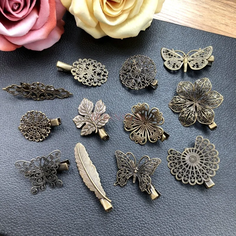 Hairpin Bronze Duck Mouth Clip Butterfly Flower Pan Hair Edge Clip Top Clip Clasp Clip Headwear
Hairpin Bronze Duck Mouth Clip Butterfly Flower Pan Hair Edge Clip Top Clip Clasp Clip Headwear