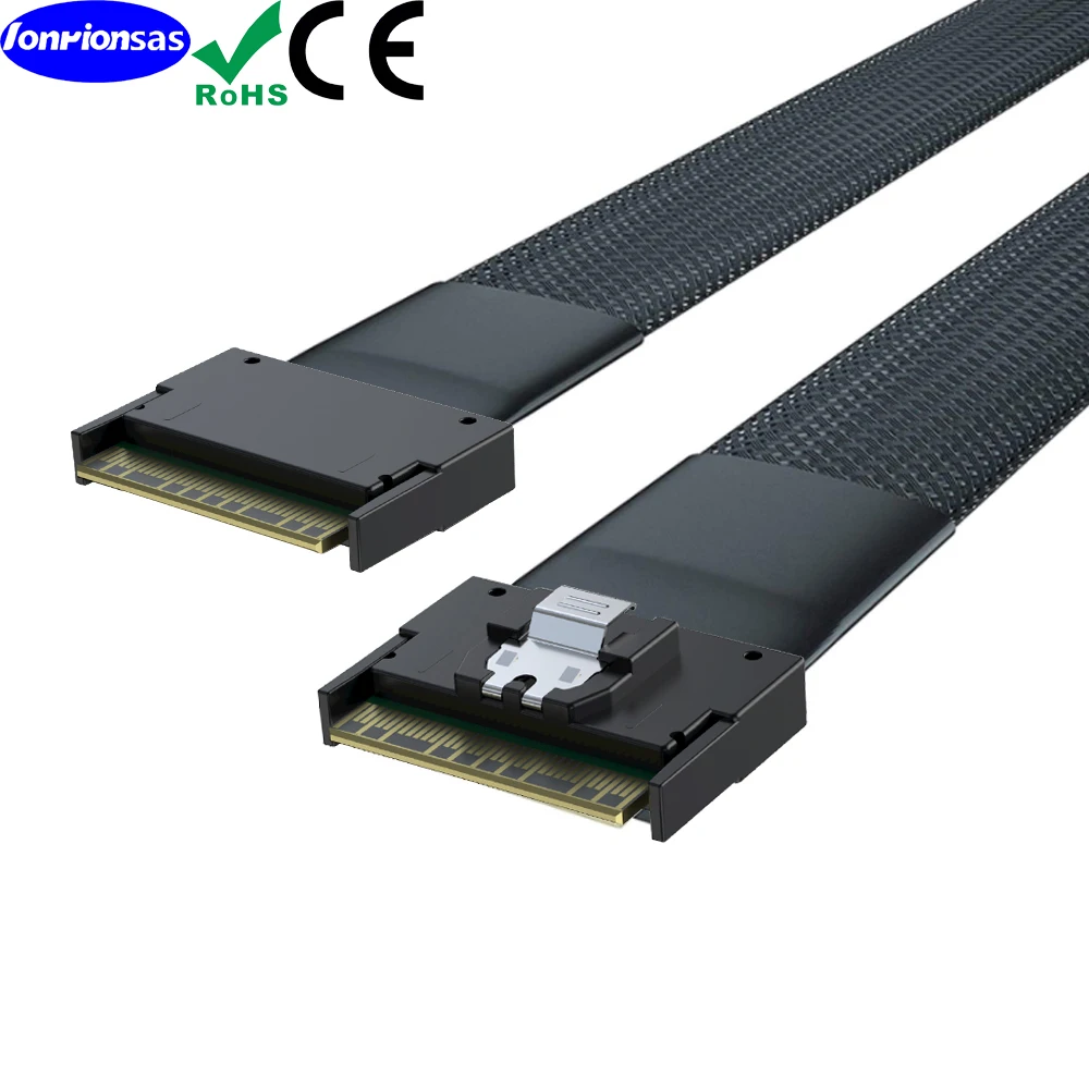 Полуобёртывающий Совок PCI-E Slimline SAS 4,0 SFF-8654 8i 74pin узкий целевой кабель
Полуобёртывающий Совок PCI-E Slimline SAS 4,0 SFF-8654 8i 74pin узкий целевой кабель