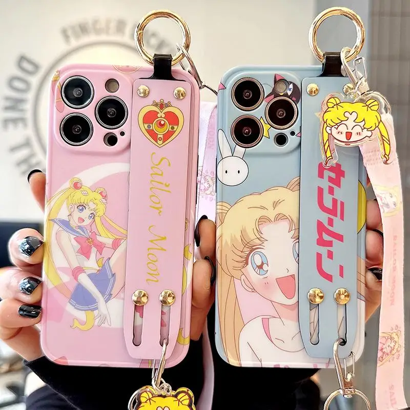 Sailor Moon Anime Phone Case for Iphone 15 14 13 12 11 Pro X Kawaii Anime Soft Protective Shell with Wristband Sweet Girl Gifts
Sailor Moon Anime Phone Case for Iphone 15 14 13 12 11 Pro X Kawaii Anime Soft Protective Shell with Wristband Sweet Girl Gifts
