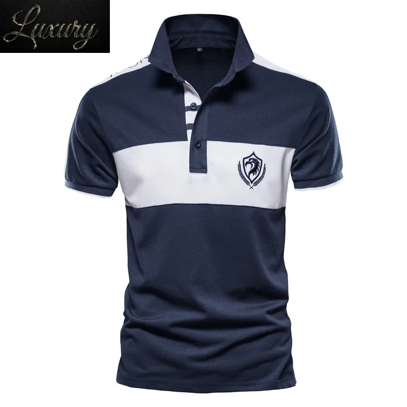 Brand Cotton Polo Shirt Men 2024 New Summer Patchwork Casual Business Short Sleeve Social Mens Polos Clothing
Brand Cotton Polo Shirt Men 2024 New Summer Patchwork Casual Business Short Sleeve Social Mens Polos Clothing