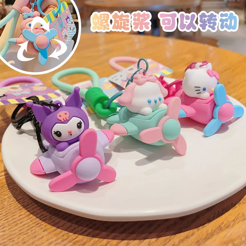 Anime Sanrio Kawaii Creative Pilot Mymelody KT Cat Key Chain Cartoon Aircraft Keychain Charm Anime Plush Toys for Girls Gift
Anime Sanrio Kawaii Creative Pilot Mymelody KT Cat Key Chain Cartoon Aircraft Keychain Charm Anime Plush Toys for Girls Gift
