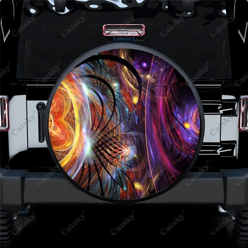 Abstract - Digital Art Print Spare Tire Cover Waterproof Tire Wheel Protector for Car Truck SUV Camper Trailer Rv 14"-17"
Abstract - Digital Art Print Spare Tire Cover Waterproof Tire Wheel Protector for Car Truck SUV Camper Trailer Rv 14"-17"