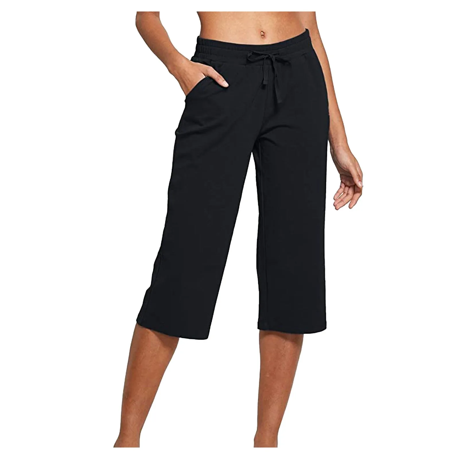 Casual Sportswear Pants Solid Color Trousers Elastic Waist Pantalettes Breathable Women's Pants Elastic Lace Up Pantalones New
Casual Sportswear Pants Solid Color Trousers Elastic Waist Pantalettes Breathable Women's Pants Elastic Lace Up Pantalones New