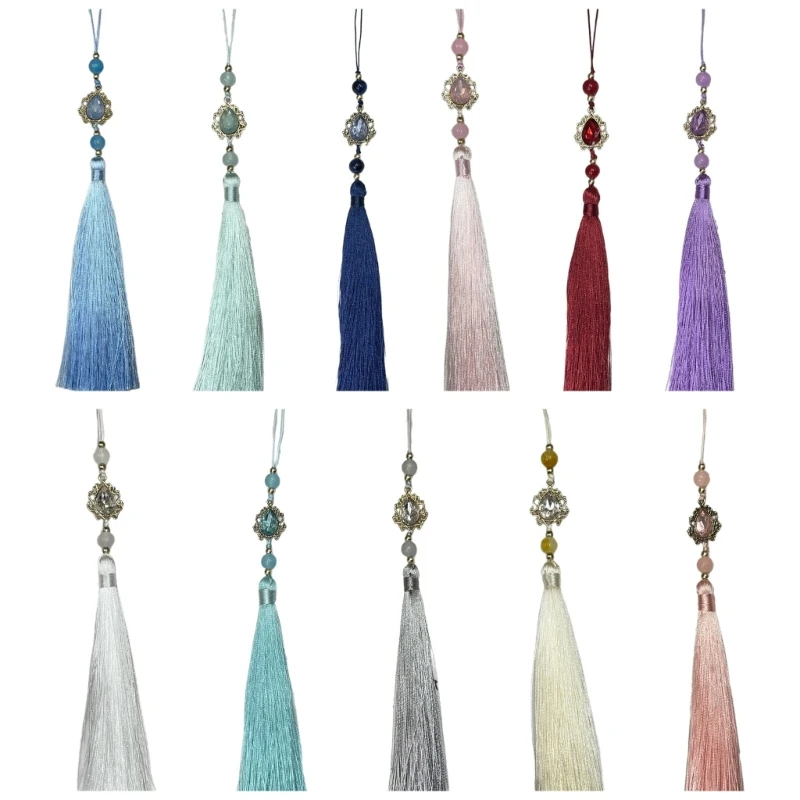 E0BF Colorful Chinese Hanfu Hangings Rope Tassels Hook Pendant for DIY Accessories
E0BF Colorful Chinese Hanfu Hangings Rope Tassels Hook Pendant for DIY Accessories