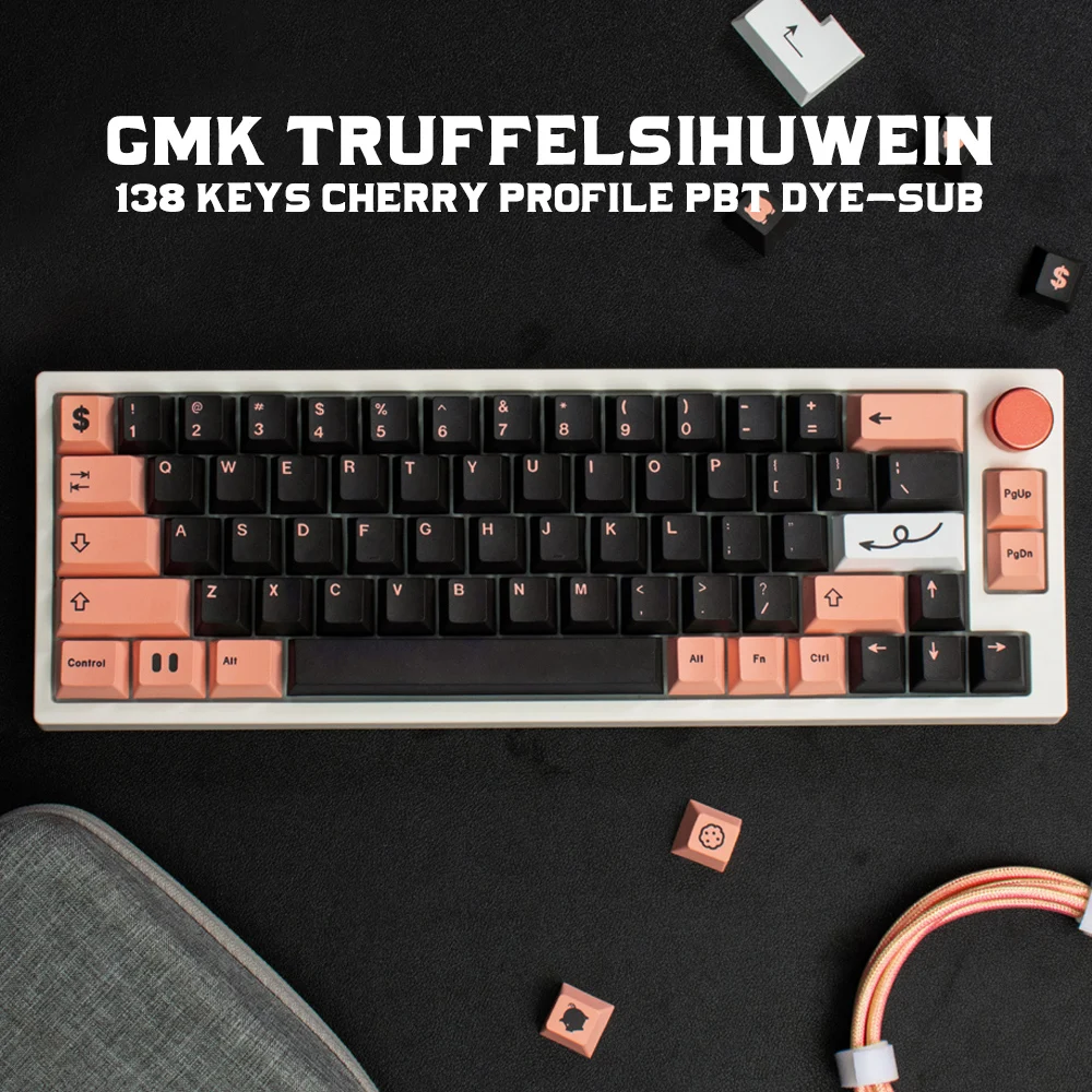 GMK Truffelsihuwein Large Set Cherry Profile PBT Keycap DYE-SUB English Custom Personality Keycaps For Mechanical Keyboard 
GMK Truffelsihuwein Large Set Cherry Profile PBT Keycap DYE-SUB English Custom Personality Keycaps For Mechanical Keyboard