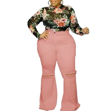 Ripped Vintage Womans Plus Size Distressed Wide Leg Jeans Streetwear Hole Hip Hop High Waist Pants Fashion Flare Denim Trousers
Ripped Vintage Womans Plus Size Distressed Wide Leg Jeans Streetwear Hole Hip Hop High Waist Pants Fashion Flare Denim Trousers