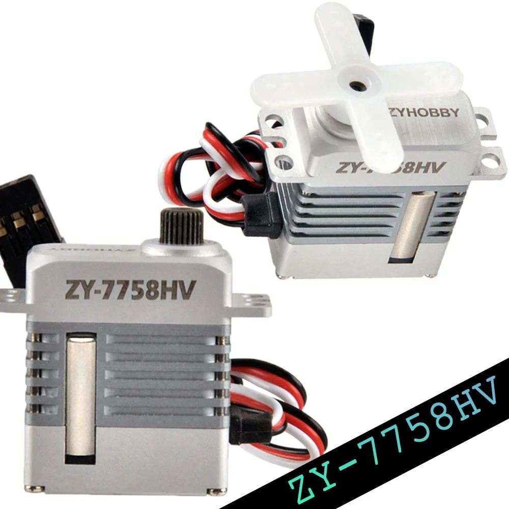 ZY-7758HV Model Aircraft High-pressure Metal Steering Gear Servo 5kg With The Rocker Arm For RC Airplane
ZY-7758HV Model Aircraft High-pressure Metal Steering Gear Servo 5kg With The Rocker Arm For RC Airplane
