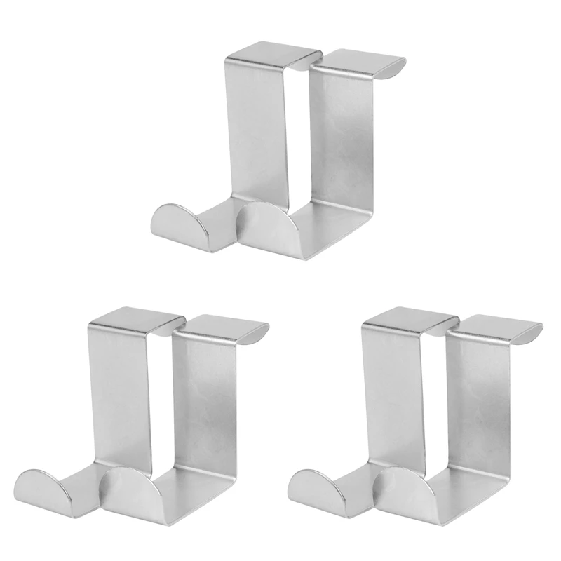 6PC Back Door Hook Stainless Steel Kitchen Cabinet Clothes Hanger Home Storage Hanger Organizer Hooks For Hanging Hook
6PC Back Door Hook Stainless Steel Kitchen Cabinet Clothes Hanger Home Storage Hanger Organizer Hooks For Hanging Hook