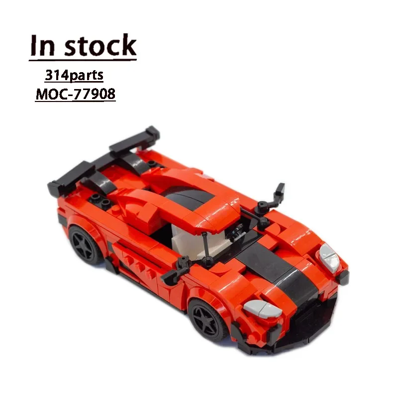 MOC-77908 New Supercar Splicing Assembly Building Block Model MOC Creative Building Block Model Children's Birthday Toy
MOC-77908 New Supercar Splicing Assembly Building Block Model MOC Creative Building Block Model Children's Birthday Toy