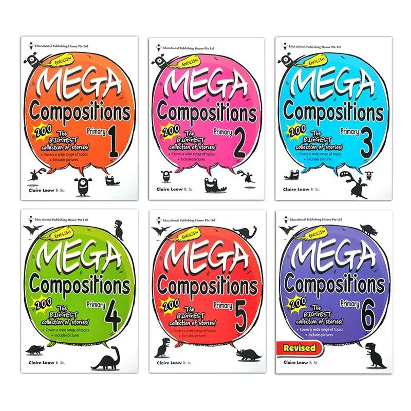 6 Books /Set MEGA English Compositions in Singapore Primary Schoo Students Textbook The Biggest Collection Of Stories
6 Books /Set MEGA English Compositions in Singapore Primary Schoo Students Textbook The Biggest Collection Of Stories