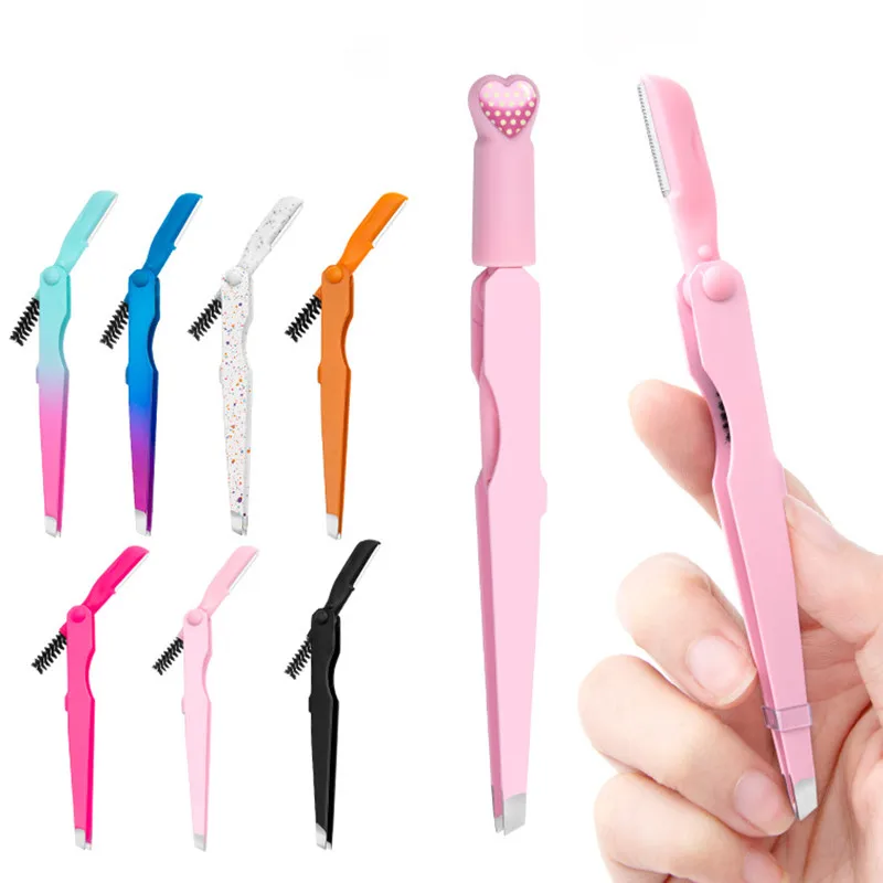 3 In 1 High-precision Eyebrow Tweezers Professional Eyebrow Trimmer with Brush Beard Removal Clips Eyelashe Grafting Tweezer 1pc
3 In 1 High-precision Eyebrow Tweezers Professional Eyebrow Trimmer with Brush Beard Removal Clips Eyelashe Grafting Tweezer 1pc