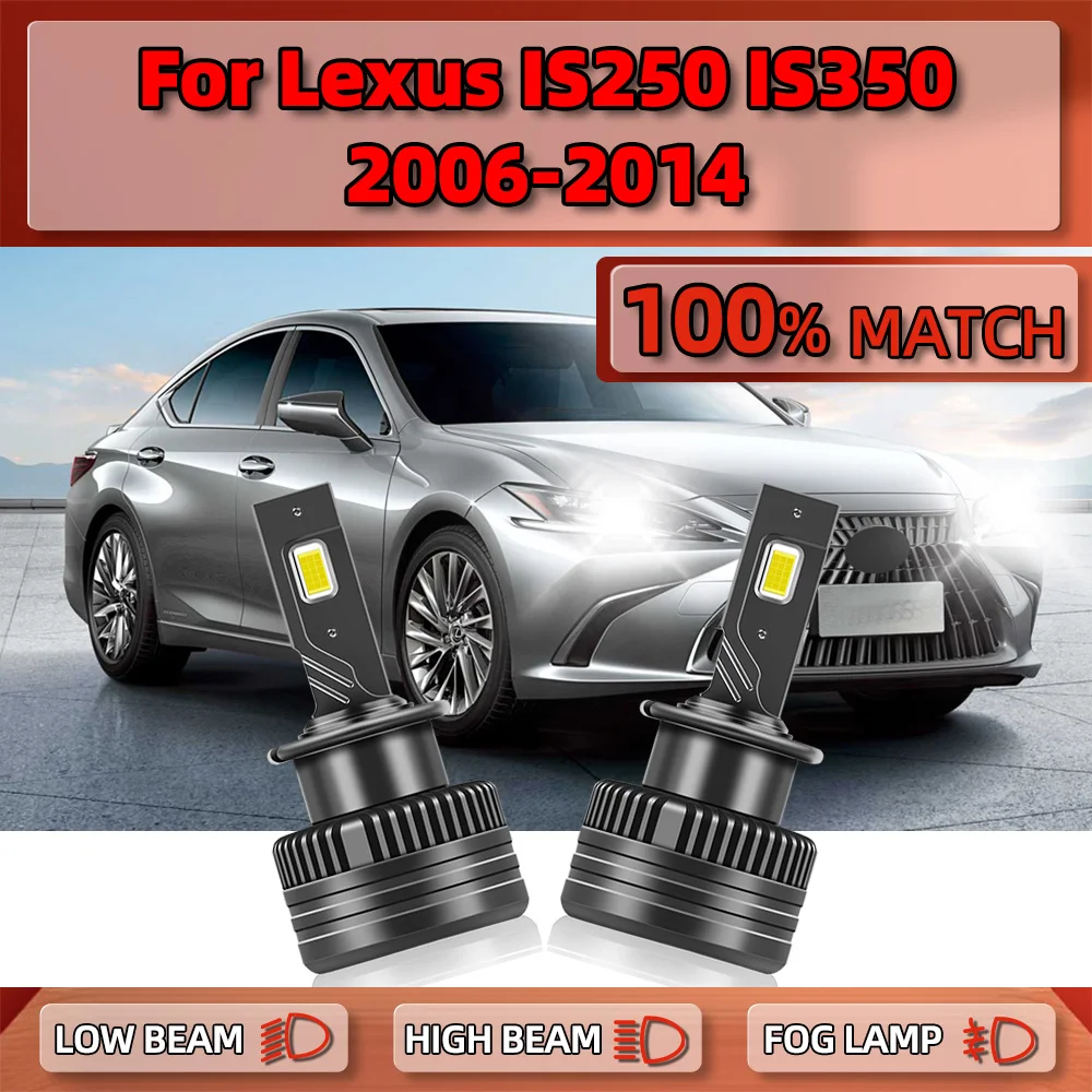 2PCS Car Headlamp D3S Canbus LED Headlight Bulb 25000LM HID Lamps For Lexus IS250 IS350 2006-2008 2009 2010 2011 2012 2013 2014
2PCS Car Headlamp D3S Canbus LED Headlight Bulb 25000LM HID Lamps For Lexus IS250 IS350 2006-2008 2009 2010 2011 2012 2013 2014