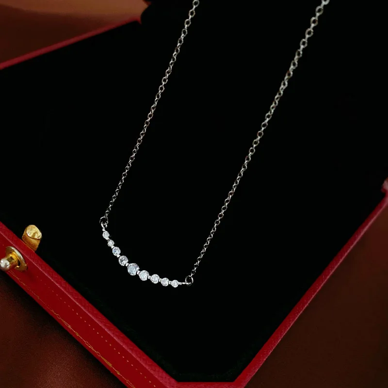 Arc Titanium Steel Necklace European and American Sweater Collarbone Necklace Women
Arc Titanium Steel Necklace European and American Sweater Collarbone Necklace Women