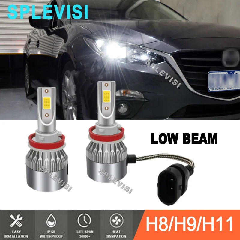 2x H11 LED Bulbs Low Beam Headlight LED Upgrade Kit 6000K HID White For Mazda 3 2013 2014 2015 2016 2017 2018
2x H11 LED Bulbs Low Beam Headlight LED Upgrade Kit 6000K HID White For Mazda 3 2013 2014 2015 2016 2017 2018