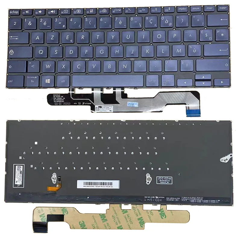 New Original For ASUS ZenBook UX362 UX362F UX360FA UX362CA Q326 Q326FA French Backlit Keyboard+English sticker
New Original For ASUS ZenBook UX362 UX362F UX360FA UX362CA Q326 Q326FA French Backlit Keyboard+English sticker