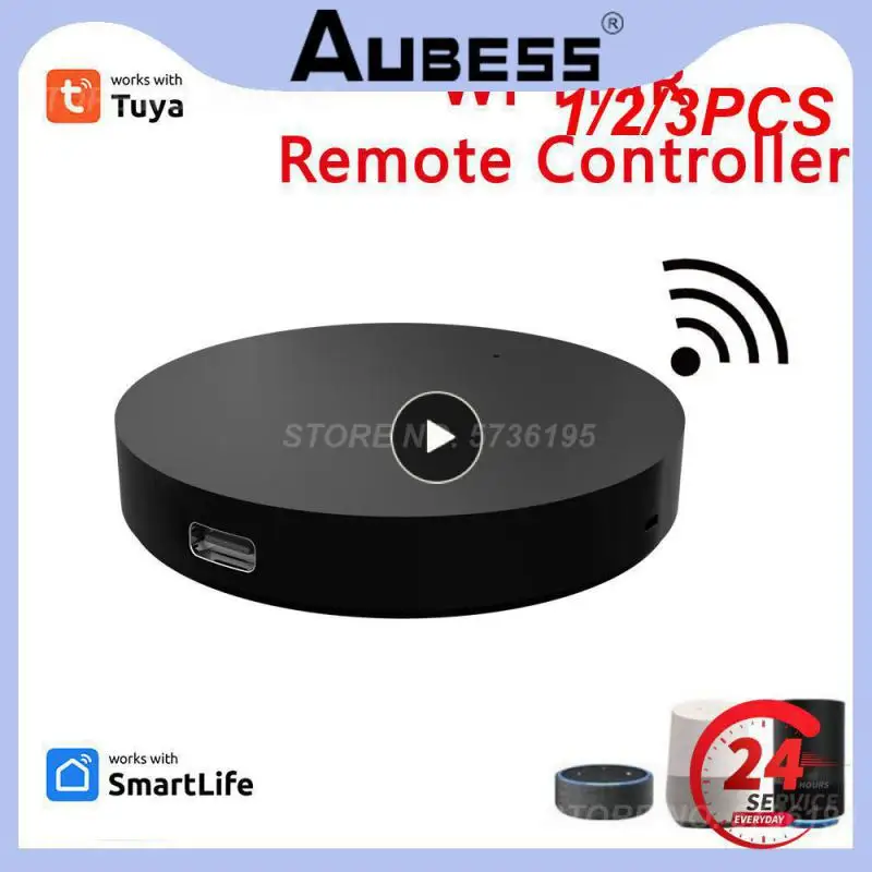

1/2/3PCS Aubess Smart Home IR Control Tuya WiFi IR Remote Control For Air Conditioner TV Universal Remote Controller Work With