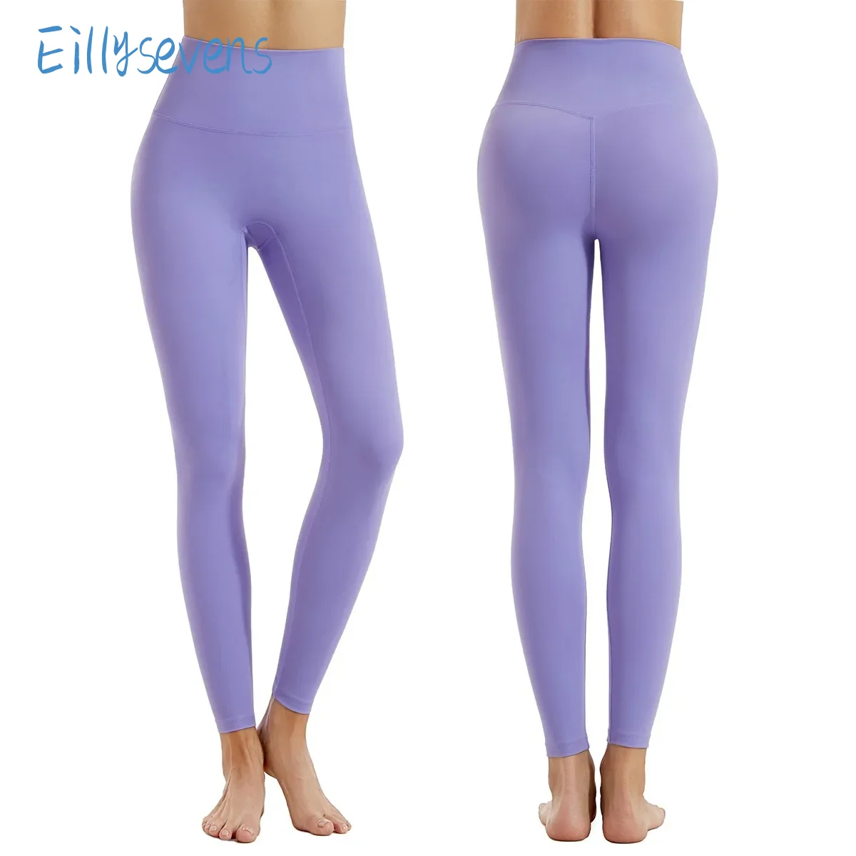 

Women'S Casual Workout Leggings Daily Fitness Running Yoga Athletic Pants Color Hip Lift High Waist Elasticity Cropped Pants