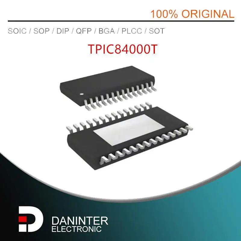 TPIC84000T TPIC84000TPWPRQ1 TPIC84000 новый импортный оригинальный HTSSOP28 2 шт./партия
TPIC84000T TPIC84000TPWPRQ1 TPIC84000 новый импортный оригинальный HTSSOP28 2 шт./партия