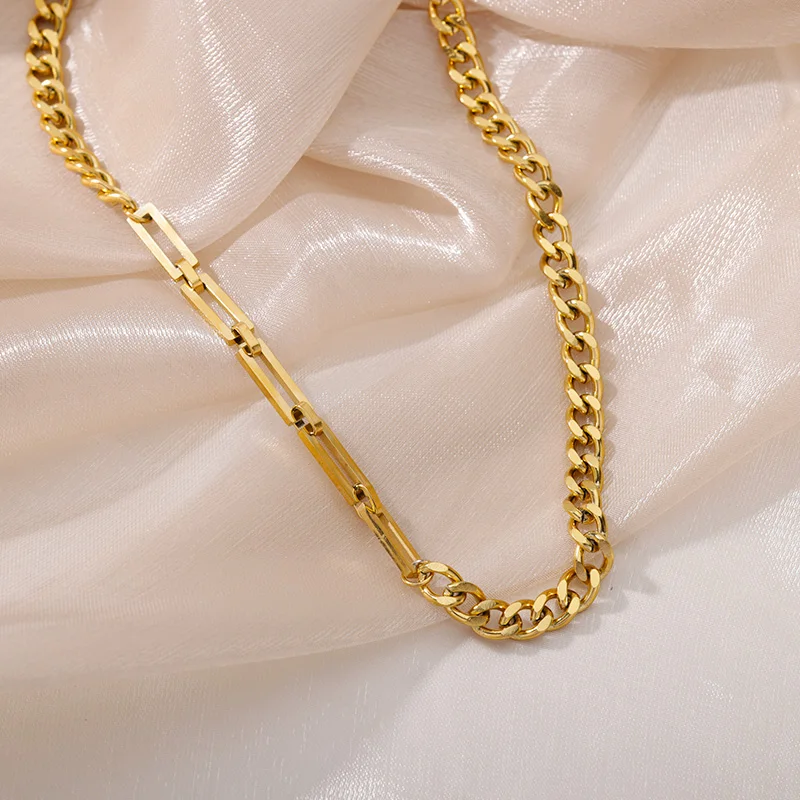 Stainless Steel Gold Color Multi-Layer Geometric Necklace For Women 2022 Trendy New Fashion Party Jewelry Collares Dropshipping Stainless Steel Gold Color Multi-Layer Geometric Necklace For Women 2022 Trendy New Fashion Party Jewelry Collares Dropshipping