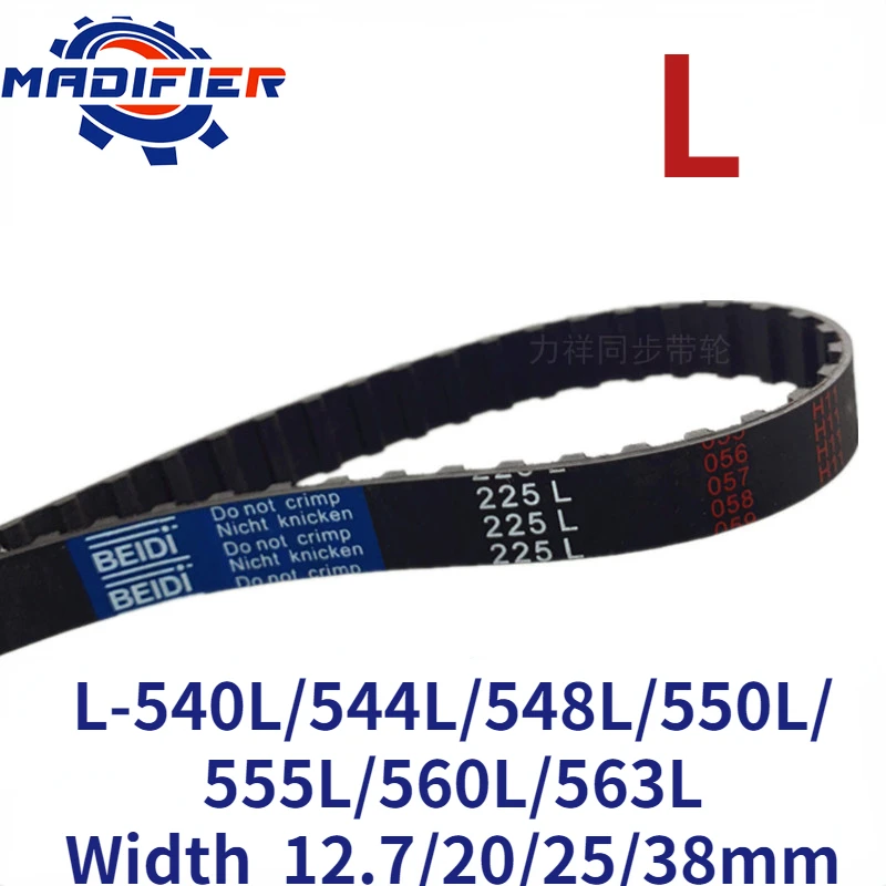 GKTOOLS 540/544/548/550/555/560/563 L Timing Belt Width 13/20/25/38mm Perimeter 1371.6/1390.65/1400.17/1409.7/1419.22/1428.75mm
GKTOOLS 540/544/548/550/555/560/563 L Timing Belt Width 13/20/25/38mm Perimeter 1371.6/1390.65/1400.17/1409.7/1419.22/1428.75mm
