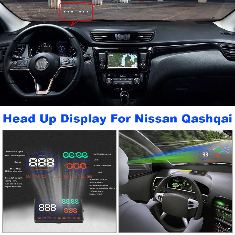 Автомобильный дисплей на лобовое стекло для Nissan Qashqai/Rogue Sport J11 2013-2020, электронные аксессуары HUD «сделай сам», пленка «сделай сам» для самостоятельного подключения и воспроизведения
Автомобильный дисплей на лобовое стекло для Nissan Qashqai/Rogue Sport J11 2013-2020, электронные аксессуары HUD «сделай сам», пленка «сделай сам» для самостоятельного подключения и воспроизведения