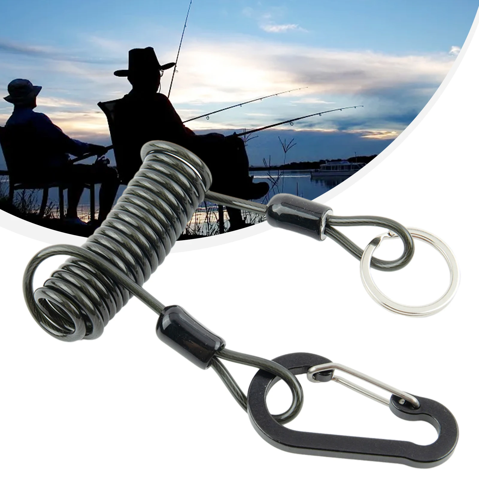 Fishing Missed Rope Anti-Lost Spiral Spring Lure /Pliers Lanyard Wire Spring Rope Equipment For Fishing Missed Rope Tool Lanyard
Fishing Missed Rope Anti-Lost Spiral Spring Lure /Pliers Lanyard Wire Spring Rope Equipment For Fishing Missed Rope Tool Lanyard