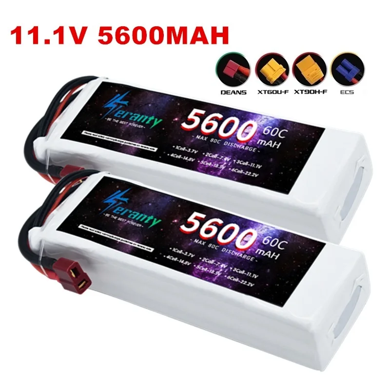 

5600mAh 60C 3S 11,1 V для Quad RC FPV Дрон Квадрокоптер Вертолет Самолет запасные части 3S перезаряжаемая батарея