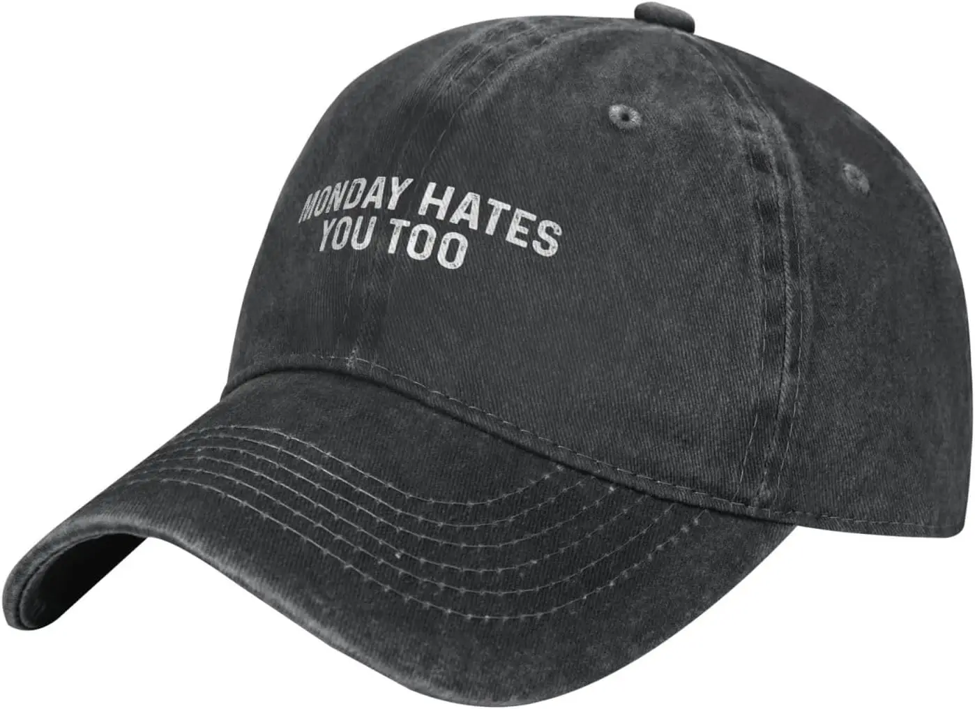 

Monday Hates You Too Hat for Men Dad Hats Cool Caps