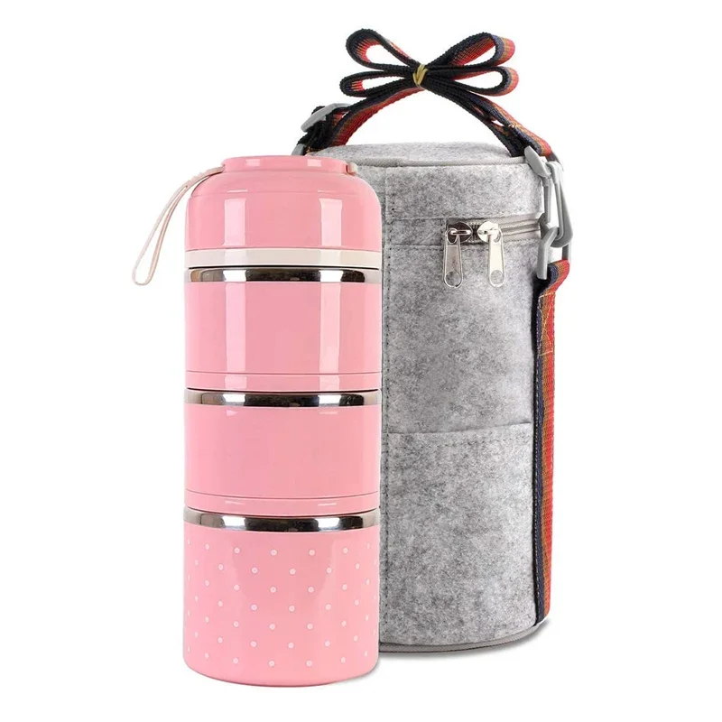 3 Tier Stainless Steel Lunchbox Insulation Food Soup Container Lunch Box Bag Portable Outdoor Bento Leak-Proof Kitchen 3 Layer
3 Tier Stainless Steel Lunchbox Insulation Food Soup Container Lunch Box Bag Portable Outdoor Bento Leak-Proof Kitchen 3 Layer