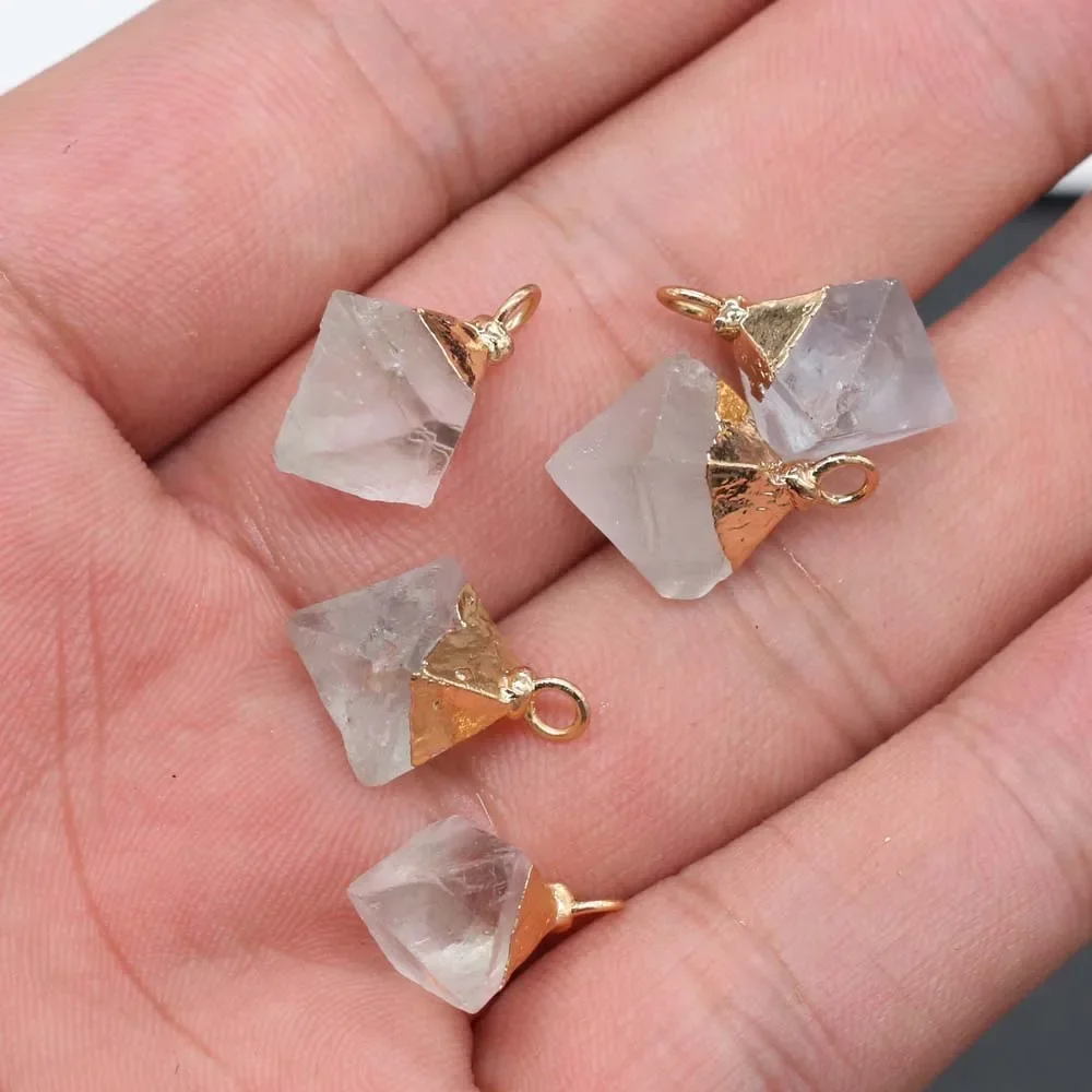 Natural Stone Pendant irregular Quartzs Crystal Gemstone Exquisite Charm for Jewelry Making DIY Necklace Earrings Accessories
Natural Stone Pendant irregular Quartzs Crystal Gemstone Exquisite Charm for Jewelry Making DIY Necklace Earrings Accessories