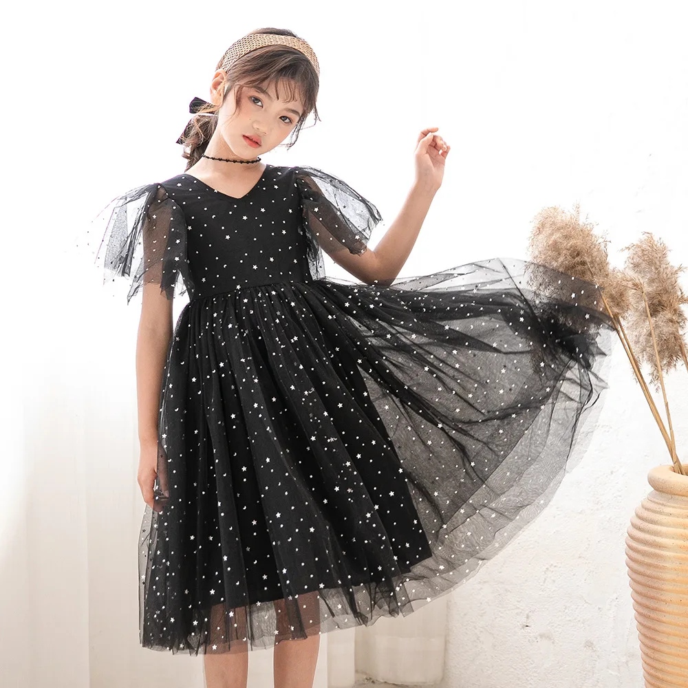 Kids Dresses for Girls Dress Star Sequins Teenage Girls Princess Dress Summer Short Children Costume 10 12 13 Years Ball Gowns 
Kids Dresses for Girls Dress Star Sequins Teenage Girls Princess Dress Summer Short Children Costume 10 12 13 Years Ball Gowns