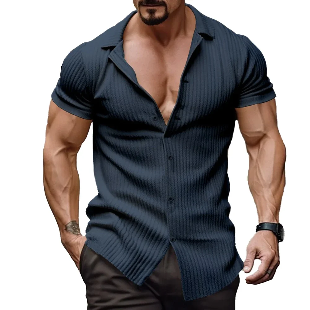 Blouse Button Casual Black Khaki Lapel Neck Light Gray M-3XL Men Polyester Shirt Short Sleeve Solid Color Comfy
Blouse Button Casual Black Khaki Lapel Neck Light Gray M-3XL Men Polyester Shirt Short Sleeve Solid Color Comfy