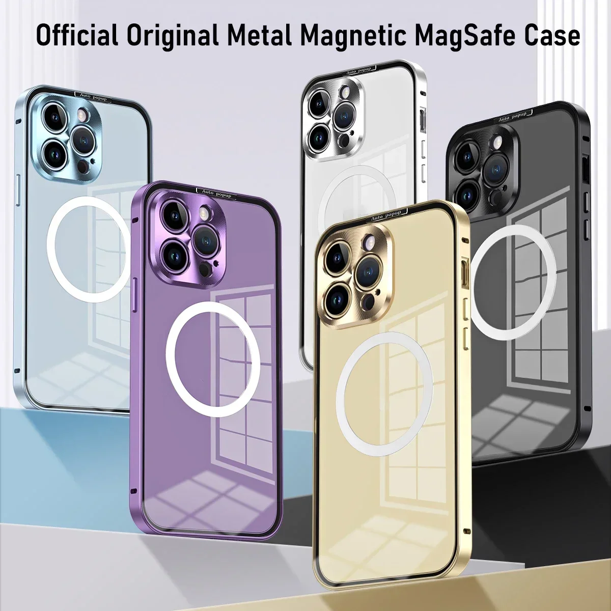 For iphone 15 13 14 Pro Max Case Metal Aluminium alloy Magnetic Magsafe HD Glass protective ultra-thin Original color Cover
For iphone 15 13 14 Pro Max Case Metal Aluminium alloy Magnetic Magsafe HD Glass protective ultra-thin Original color Cover