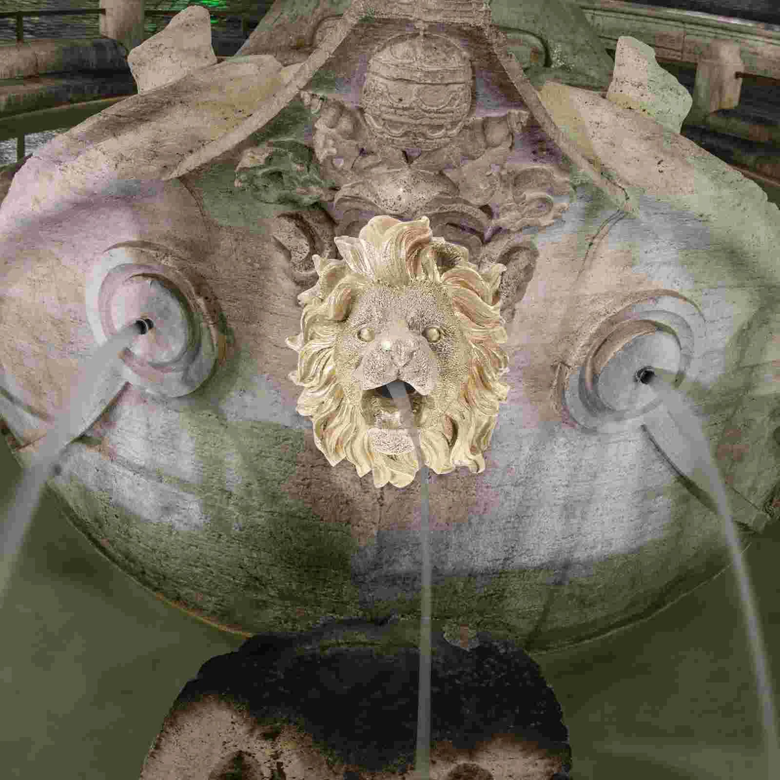 Lion Head Fountain Wall Mount Fountain Nozzle Decorative Fountain Water Spray Nozzle Garden Watering Ornament Pond
Lion Head Fountain Wall Mount Fountain Nozzle Decorative Fountain Water Spray Nozzle Garden Watering Ornament Pond
