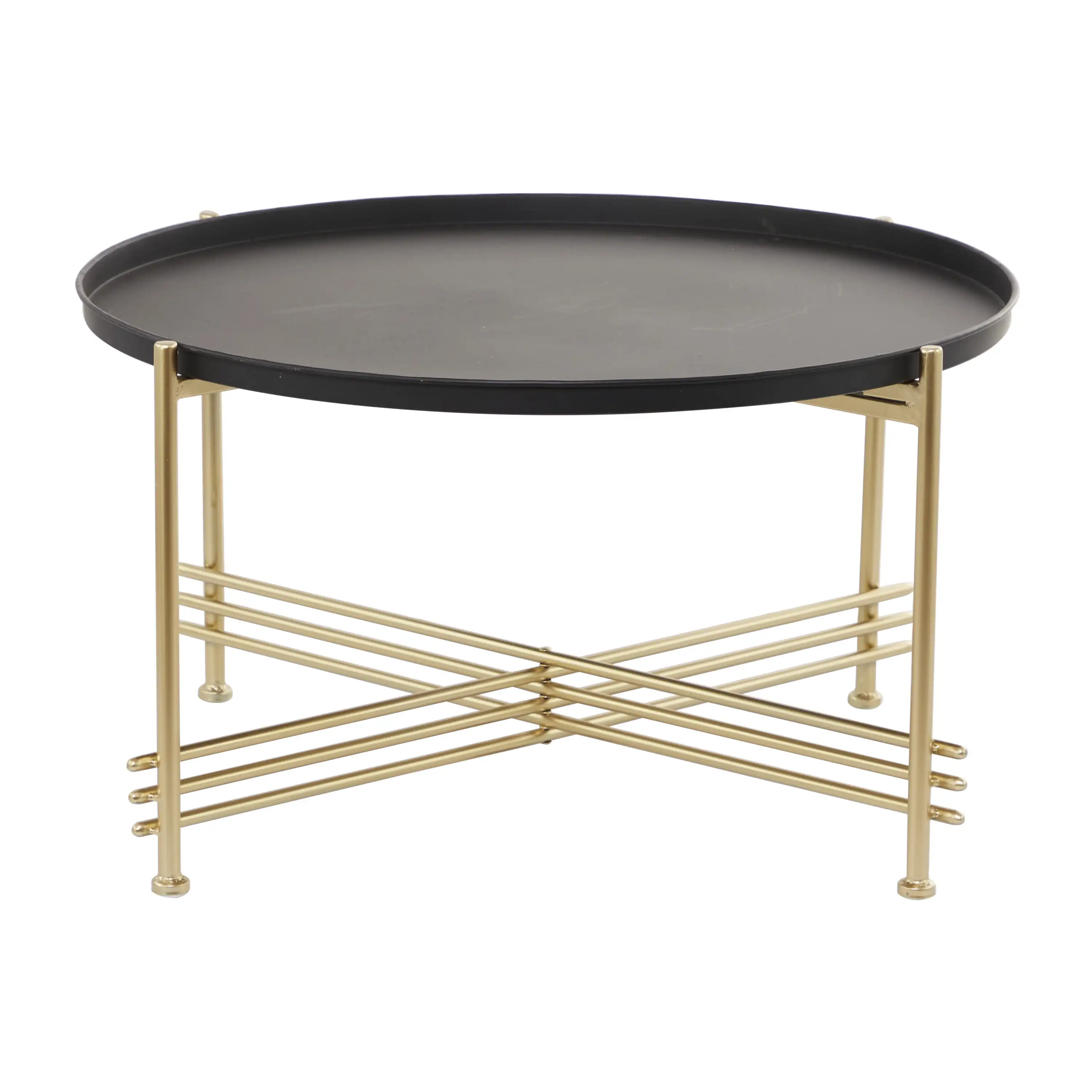 DecMode 33" x 19" Black Metal Coffee Table with Gold X Shaped Base 1-Piece Add unique charm rubber stopper
DecMode 33" x 19" Black Metal Coffee Table with Gold X Shaped Base 1-Piece Add unique charm rubber stopper