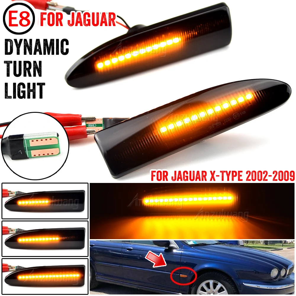 2PCS Dynamic LED Side Marker Light For Jaguar X-TYPE 2002 2003 2004 2005 2006-2009 Turn Signal Blinker Indicator Lamp
2PCS Dynamic LED Side Marker Light For Jaguar X-TYPE 2002 2003 2004 2005 2006-2009 Turn Signal Blinker Indicator Lamp